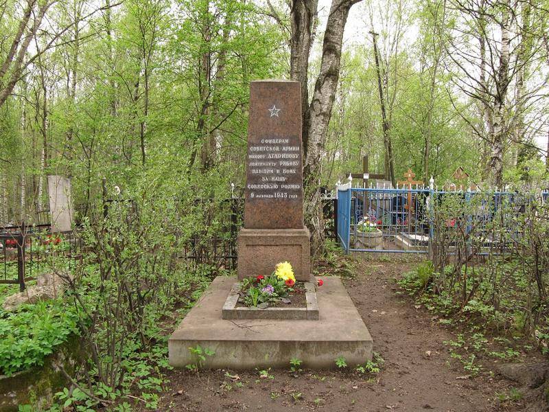 Братская могила советских воинов-зенитчиков, погибших в Великую Отечественную войну
