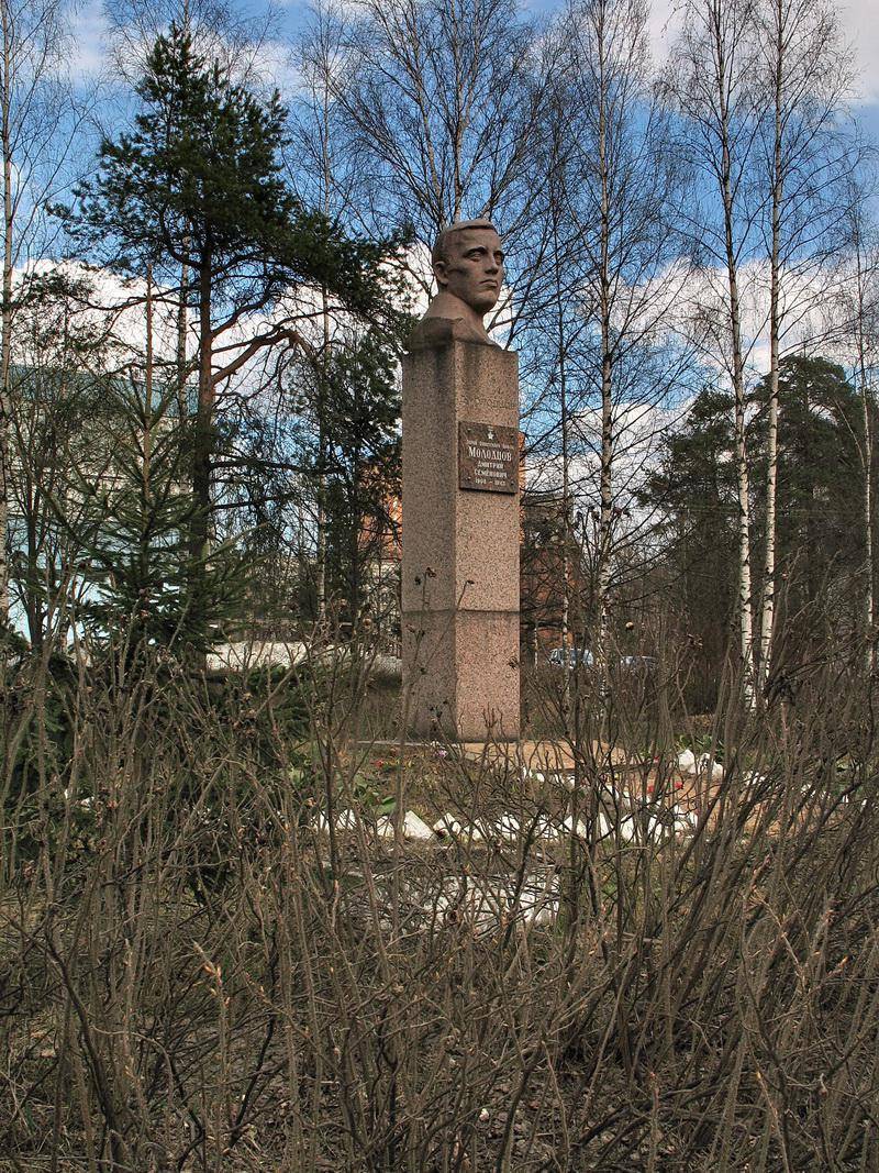 Памятник Молодцову Д. М., Герою Советского Союза