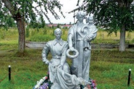 Братская могила советских воинов. Ж/д ст. Идель