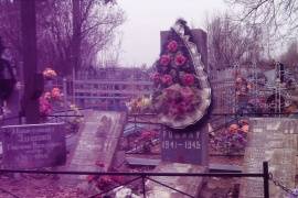 Братская могила советских воинов, 1944 г. Волотовский район д. Славитино
