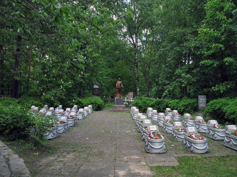Братское кладбище советских воинов, погибших в Советско-финскую войну