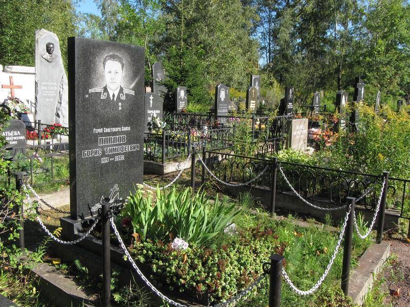 Могила Павлова Б. Т., Героя Советского Союза