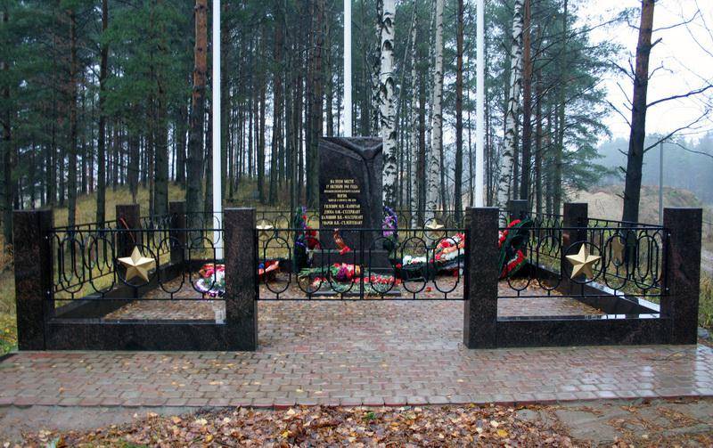 Стела в честь летчиков Краснознаменного Балтийского Флота, погибших в борьбе с фашистами
