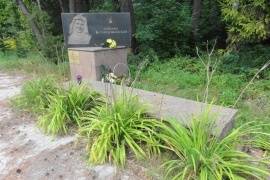 Памятный знак на месте гибели А.А. Космодемьянского
