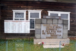 Памятник павшим в Великой Отечественной войне, д. Милофаново