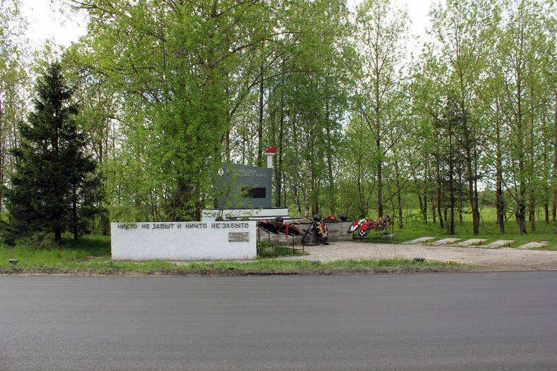 Братская могила ополченцев Балтийского судостроительного завода, погибших в борьбе с фашистами