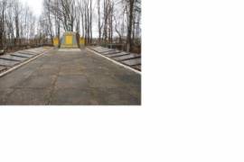 Братская могила на участке  воинских захоронений на Ивановском кладбище, г. Порхов