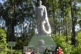 Памятник погибшему воину, с. Лойма
