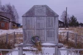 Памятник погибшим  в боях за Родину в годы Великой Отечественной войны, д. Онежье            