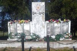 Мемориальная плита землякам, павшим в  боях за Родину, с. Няшабож