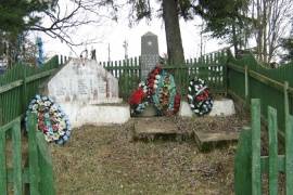 Воинское захоронение из 1 братской могилы. Новгородская область, Крестецкий район, д. Зайцево
