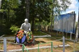 Братское захоронение советских воинов, д. Лонна