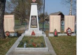 Братское воинское захоронение, братская могила, д.Новоселье, в 10 м от дороги Псков-Полоцк