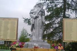 Памятник землякам, павшим в боях за Родину, д. Гам