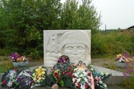​Памятный знак, посвященный погибшим воинам в боях Великой Отечественной войны