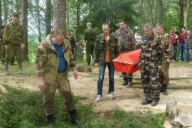 Вологжанина, пропавшего без вести в годы ВОВ, похоронили в Ленинградской области