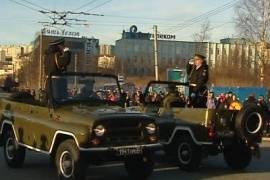 В Мурманске состоялась генеральная репетиция парада, посвященная 70-й годовщине Победы