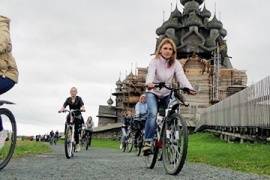 На острове Кижи прошел велоквест "Партизанская тропа"