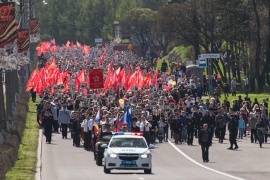 В Петергофе прошел «Бессмертный полк»