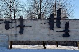 Неизвестного солдата вспомнят у мемориала "Журавли" в Петербурге