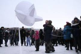 В Петербурге прошла патриотическая акция «Небо над Ленинградом»