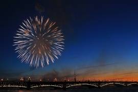 День Победы в Петербурге завершился праздничным салютом