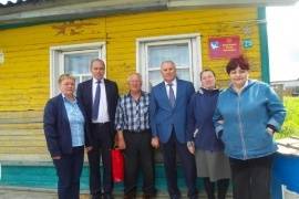 На доме ветерана Великой Отечественной войны в Новикбоже появилась «Солдатская звезда»