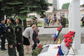 В Острове отметили 72-ю годовщину освобождения города и района от немецко-фашистских захватчиков