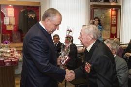 Церемония вручения медалей ветеранам Великой Отечественной войны