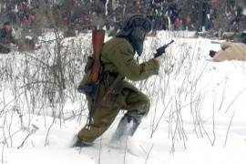 В Оленегорске была показана военная реконструкция одного из боев 1942 года