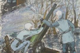 Более 150 художественных работ прислали школьники из разных городов России на конкурс, посвященный 70-летию Победы