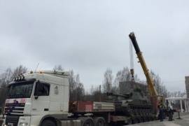 Парк Победы в Вологде пополняется новой техникой