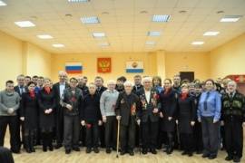 В преддверии дня освобождения Старой Руссы от немецко-фашистских захватчиков ветераны Великой Отечественной войны встретились с полицейскими