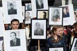 96 тысяч человек вошли в "Бессмертный полк" в Ленинградской области